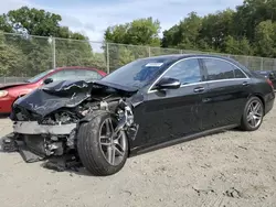 Salvage cars for sale at Waldorf, MD auction: 2017 Mercedes-Benz S 550 4matic