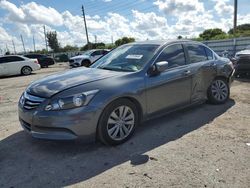 Salvage cars for sale at Miami, FL auction: 2012 Honda Accord LX