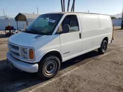 Salvage cars for sale at Van Nuys, CA auction: 2001 Chevrolet Express G2500