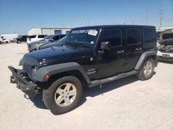 Salvage cars for sale at Haslet, TX auction: 2015 Jeep Wrangler Unlimited Sport