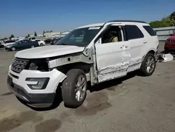 Salvage cars for sale at Bakersfield, CA auction: 2016 Ford Explorer XLT