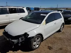 Salvage cars for sale at Tucson, AZ auction: 2017 Volkswagen Golf S