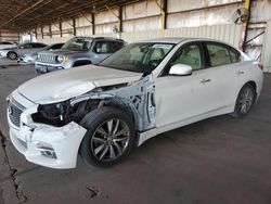 Salvage cars for sale from Copart Phoenix, AZ: 2016 Infiniti Q50 Premium