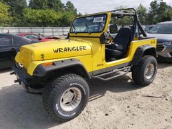 Jeep salvage cars for sale: 1990 Jeep Wrangler / YJ