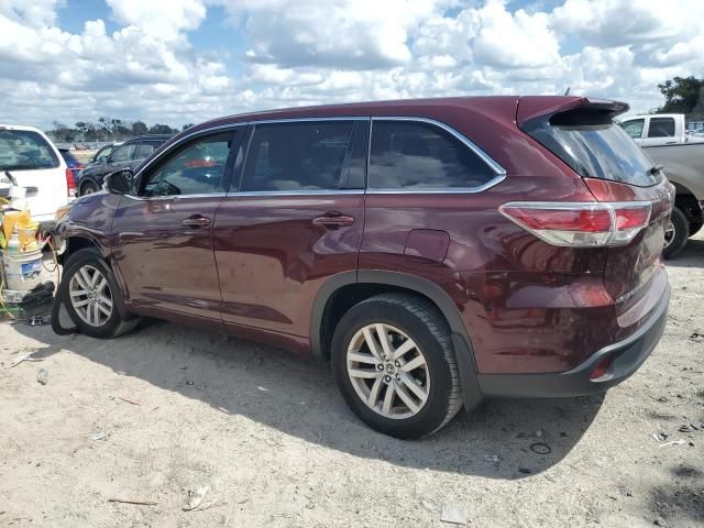 2016 Toyota Highlander LE