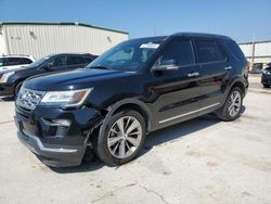 Salvage cars for sale at auction: 2018 Ford Explorer Limited