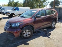 Honda salvage cars for sale: 2013 Honda CR-V LX