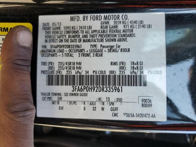 2013 Ford Fusion SE