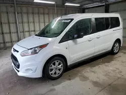 Salvage trucks for sale at Madisonville, TN auction: 2016 Ford Transit Connect XLT