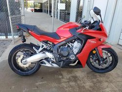 Salvage motorcycles for sale at Tanner, AL auction: 2014 Honda CBR650 F