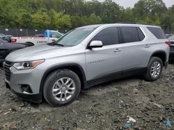 Chevrolet salvage cars for sale: 2021 Chevrolet Traverse LT