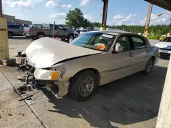 Salvage cars for sale at Gaston, SC auction: 2001 Lincoln Town Car Cartier