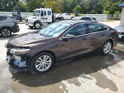 Salvage cars for sale from Copart Savannah, GA: 2016 Chevrolet Malibu LT