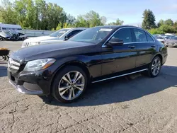 Mercedes-Benz salvage cars for sale: 2018 Mercedes-Benz C 300 4matic