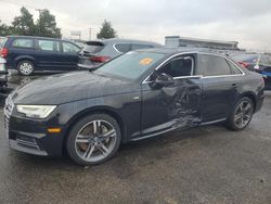 Salvage cars for sale at Moraine, OH auction: 2017 Audi A4 Premium Plus