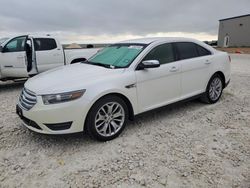 Salvage cars for sale at Taylor, TX auction: 2015 Ford Taurus Limited