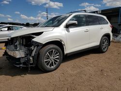 Salvage cars for sale at Colorado Springs, CO auction: 2019 Toyota Highlander SE