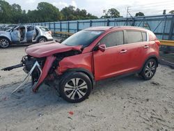 Salvage cars for sale at Fort Pierce, FL auction: 2013 KIA Sportage EX