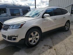 Salvage cars for sale at Dyer, IN auction: 2014 Chevrolet Traverse LTZ