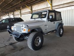 Vehiculos salvage en venta de Copart Phoenix, AZ: 2003 Jeep Wrangler Commando