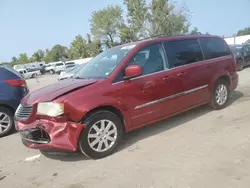 Salvage cars for sale at Bridgeton, MO auction: 2012 Chrysler Town & Country Touring