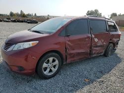 Toyota Sienna le salvage cars for sale: 2017 Toyota Sienna LE