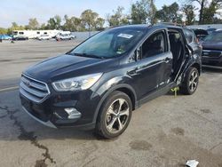 Salvage cars for sale at Bridgeton, MO auction: 2018 Ford Escape SEL