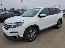 Salvage cars for sale at Los Angeles, CA auction: 2018 Honda Pilot EXL