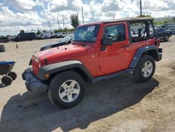 Jeep salvage cars for sale: 2014 Jeep Wrangler Sport