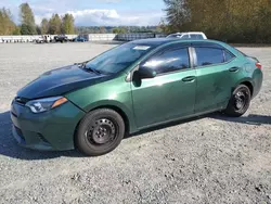 Salvage cars for sale at Arlington, WA auction: 2016 Toyota Corolla L