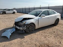 Salvage cars for sale at Andrews, TX auction: 2015 Lexus IS 250