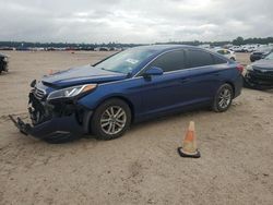 Salvage cars for sale at Houston, TX auction: 2017 Hyundai Sonata SE