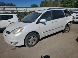 Salvage cars for sale at Davison, MI auction: 2004 Toyota Sienna XLE