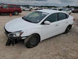 Salvage cars for sale from Copart Houston, TX: 2019 Nissan Sentra S