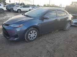 Salvage cars for sale at Riverview, FL auction: 2018 Toyota Corolla L