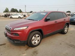 Jeep salvage cars for sale: 2014 Jeep Cherokee Sport