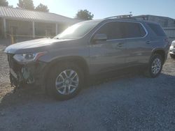 Chevrolet salvage cars for sale: 2018 Chevrolet Traverse LT