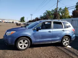 Salvage cars for sale at New Britain, CT auction: 2015 Subaru Forester 2.5I Premium