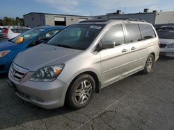 Salvage cars for sale at Vallejo, CA auction: 2007 Honda Odyssey EXL