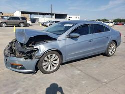 Salvage cars for sale at Grand Prairie, TX auction: 2009 Volkswagen CC Sport