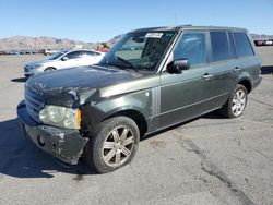 Land Rover Vehiculos salvage en venta: 2007 Land Rover Range Rover HSE