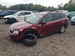 Subaru salvage cars for sale: 2016 Subaru Forester 2.5I Limited