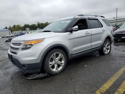 Salvage cars for sale at Pennsburg, PA auction: 2013 Ford Explorer Limited