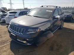 Jeep Grand Cherokee Summit salvage cars for sale: 2014 Jeep Grand Cherokee Summit