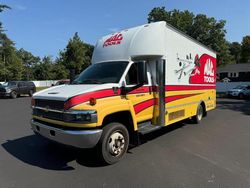 Salvage trucks for sale at North Billerica, MA auction: 2005 Chevrolet C5500 C5V042