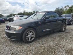 Salvage cars for sale at Riverview, FL auction: 2008 BMW 128 I