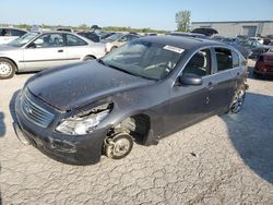 Salvage cars for sale at Kansas City, KS auction: 2007 Infiniti G35