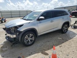 Salvage cars for sale at Arcadia, FL auction: 2019 Toyota Highlander LE