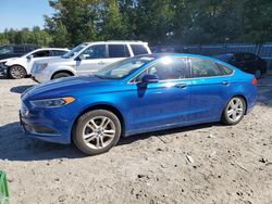 Salvage cars for sale at Candia, NH auction: 2018 Ford Fusion SE