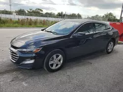 Salvage cars for sale at Orlando, FL auction: 2024 Chevrolet Malibu LT